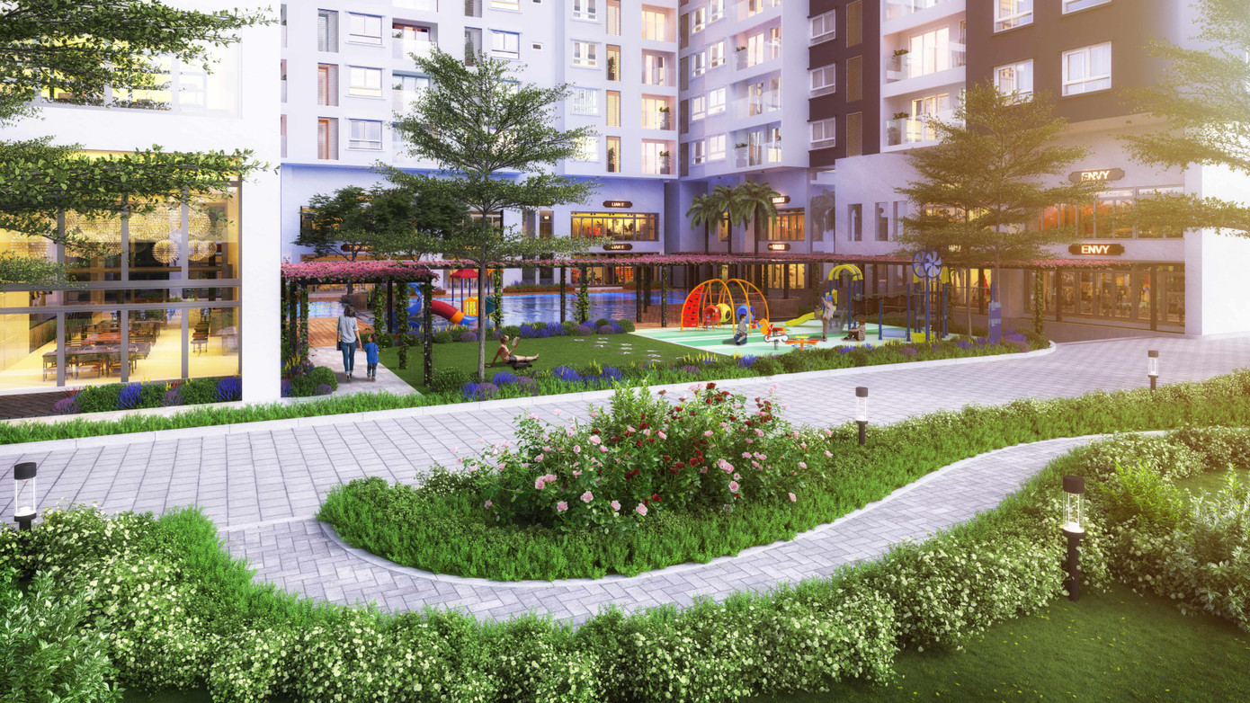 Không gian sống xanh dành cho cư dân C-Sky View.