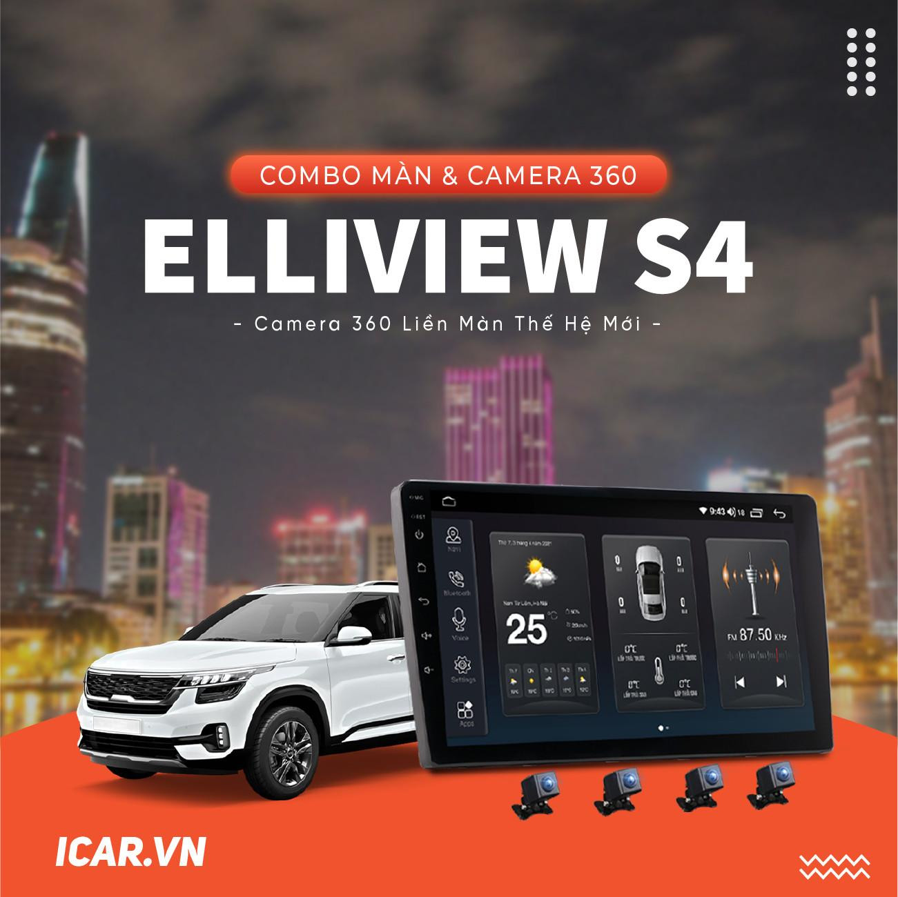 Màn hình android Elliview S4