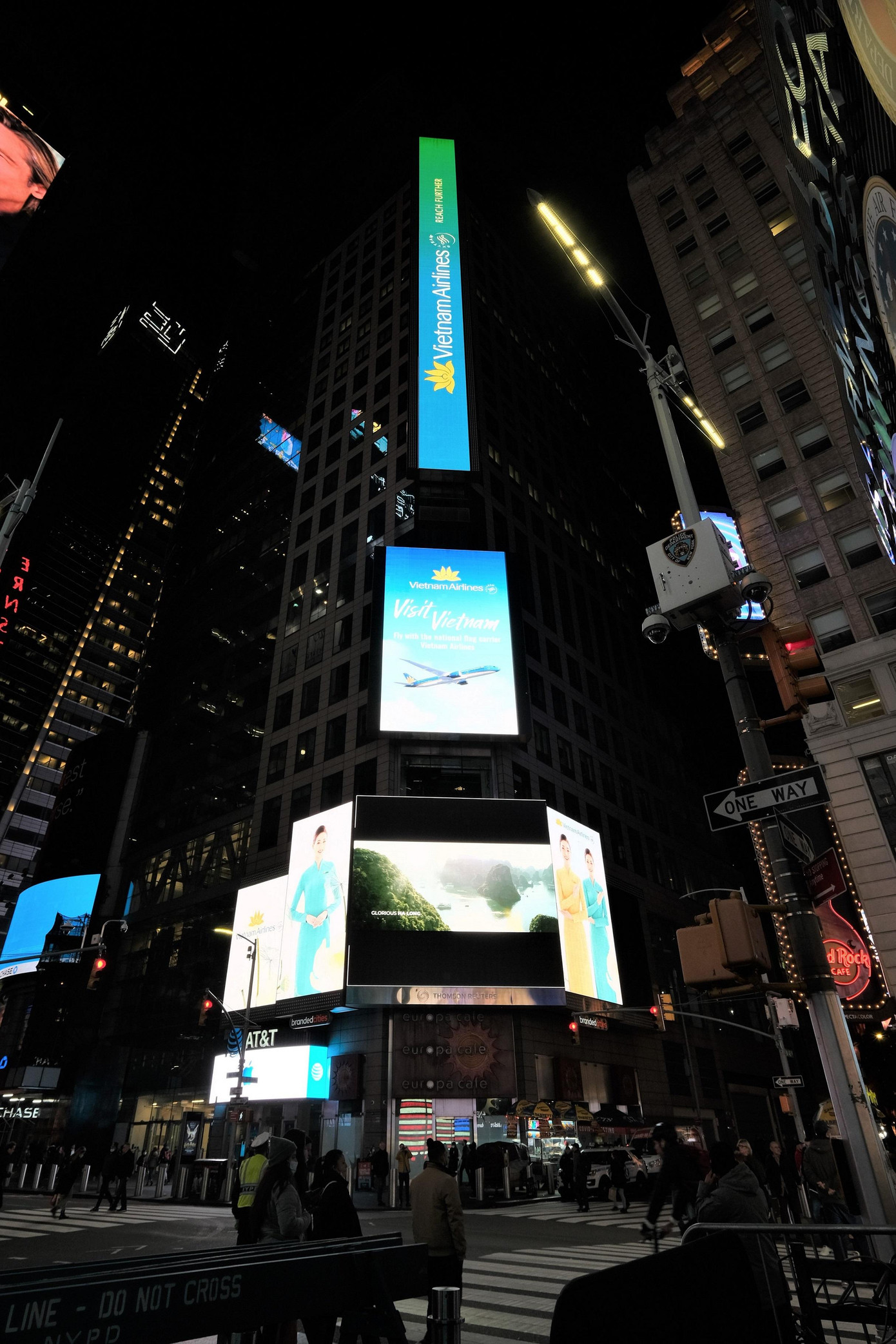 Hình ảnh Việt Nam ấn tượng tại Quảng trường Thời Đại, New York, Mỹ.