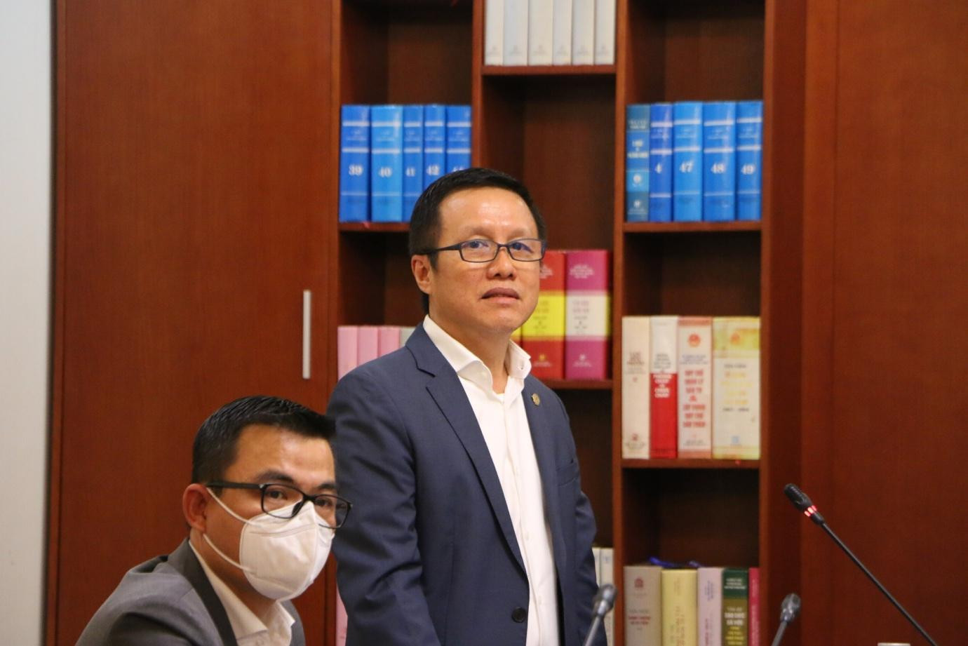 Ông Nguyễn Xuân Dũng - Chủ tịch Hội đồng quản trị Công ty Cổ phần xuất nhập khẩu Bình Tây chia sẻ tại buổi lễ