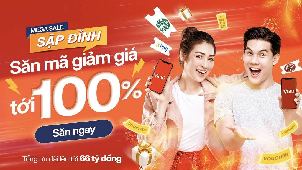 Người dùng VinID dễ dàng nhận hàng vạn voucher giảm giá tới 100% từ 400 thương hiệu. Người dùng VinID dễ dàng nhận hàng vạn voucher giảm giá tới 100% từ 400 thương hiệu.
