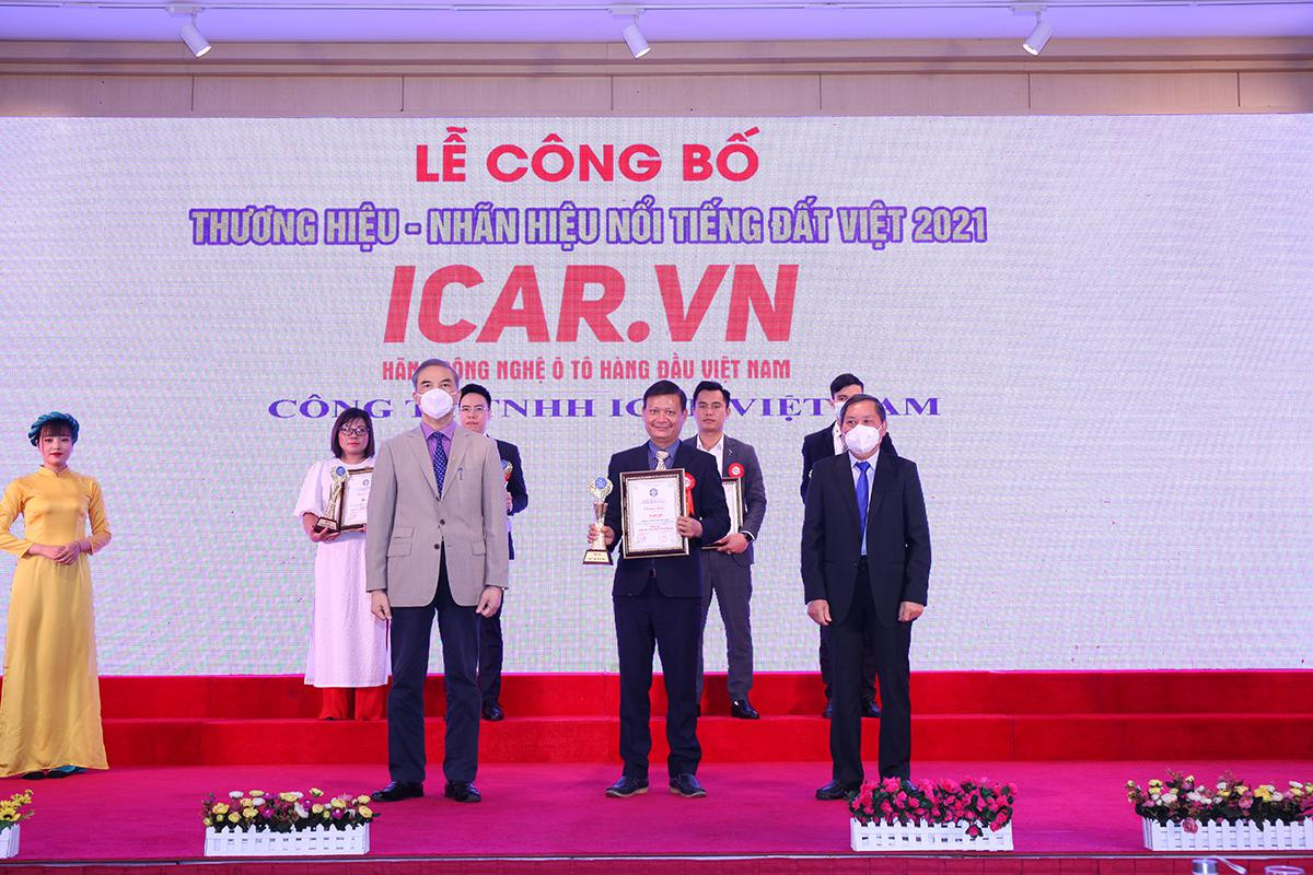 ICAR Việt Nam nhận giải thưởng Thương Hiệu - Nhãn Hiệu đất Việt năm 2021