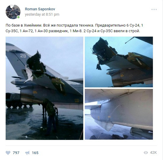 Phóng viên tung ảnh máy bay Nga bị vỡ đuôi, bác tuyên bố của quân đội ảnh 1