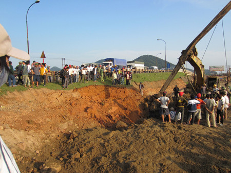 Hiện trường vụ nổ