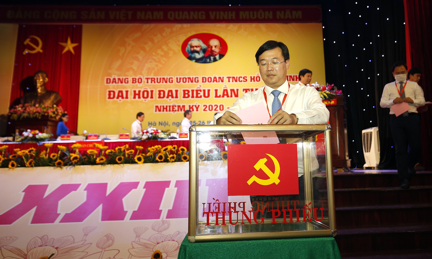 Bầu 25 đồng chí vào Ban Chấp hành Đảng bộ T.Ư Đoàn nhiệm kỳ 2020 - 2025 ảnh 6