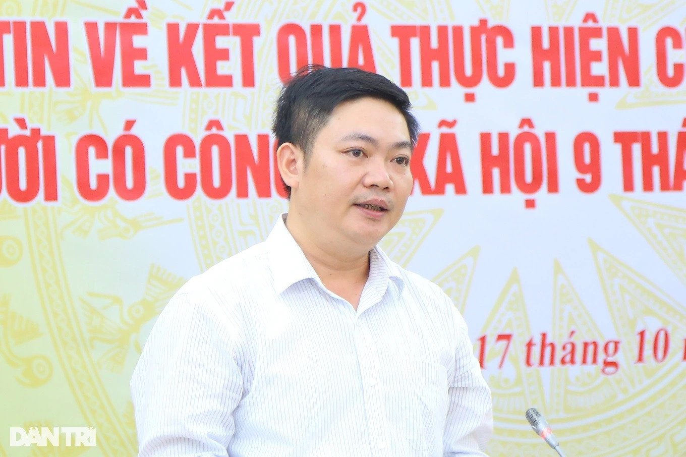 Ông Nguyễn Duy Cường, Phó Vụ trưởng Vụ Bảo hiểm xã hội (Bộ Lao động - Thương binh và Xã hội) (Ảnh: Nguyễn Sơn).