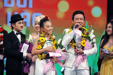 Đoan Trang và Trấn Thành đăng quang Cặp đôi hoàn hảo
