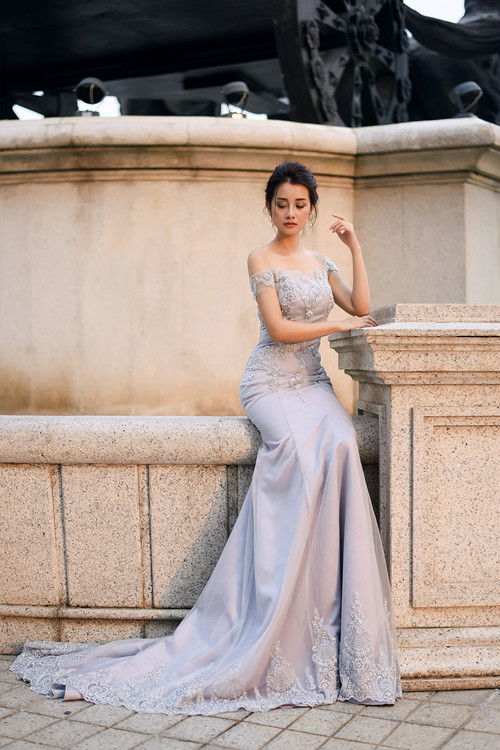 Vẻ đẹp mong manh của MC Quỳnh Chi khi hoá thành cô dâu ảnh 3