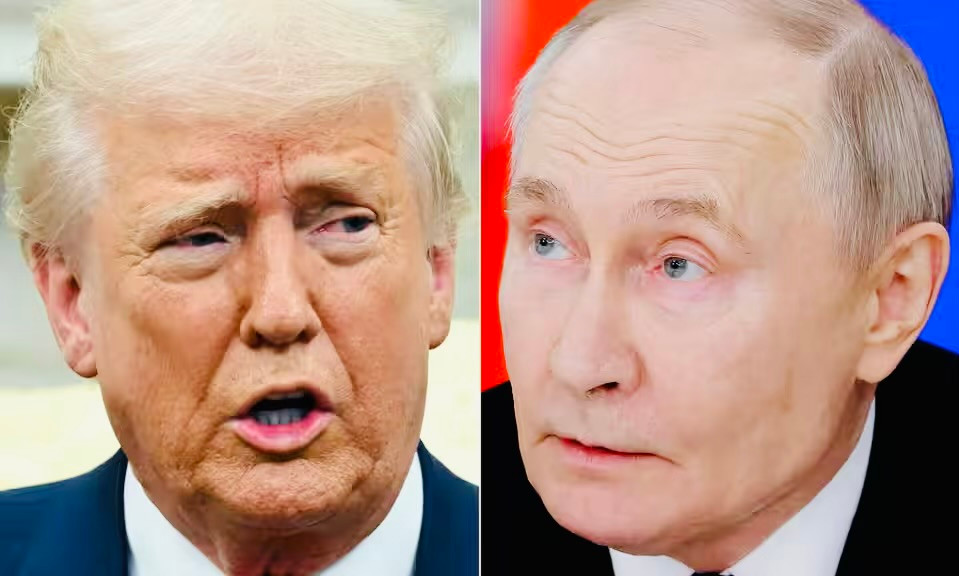 Tổng thống Mỹ Donald Trump và Tổng thống Nga Vladimir Putin điện đàm ngày 18/3/2025. Ảnh: Getty Images.