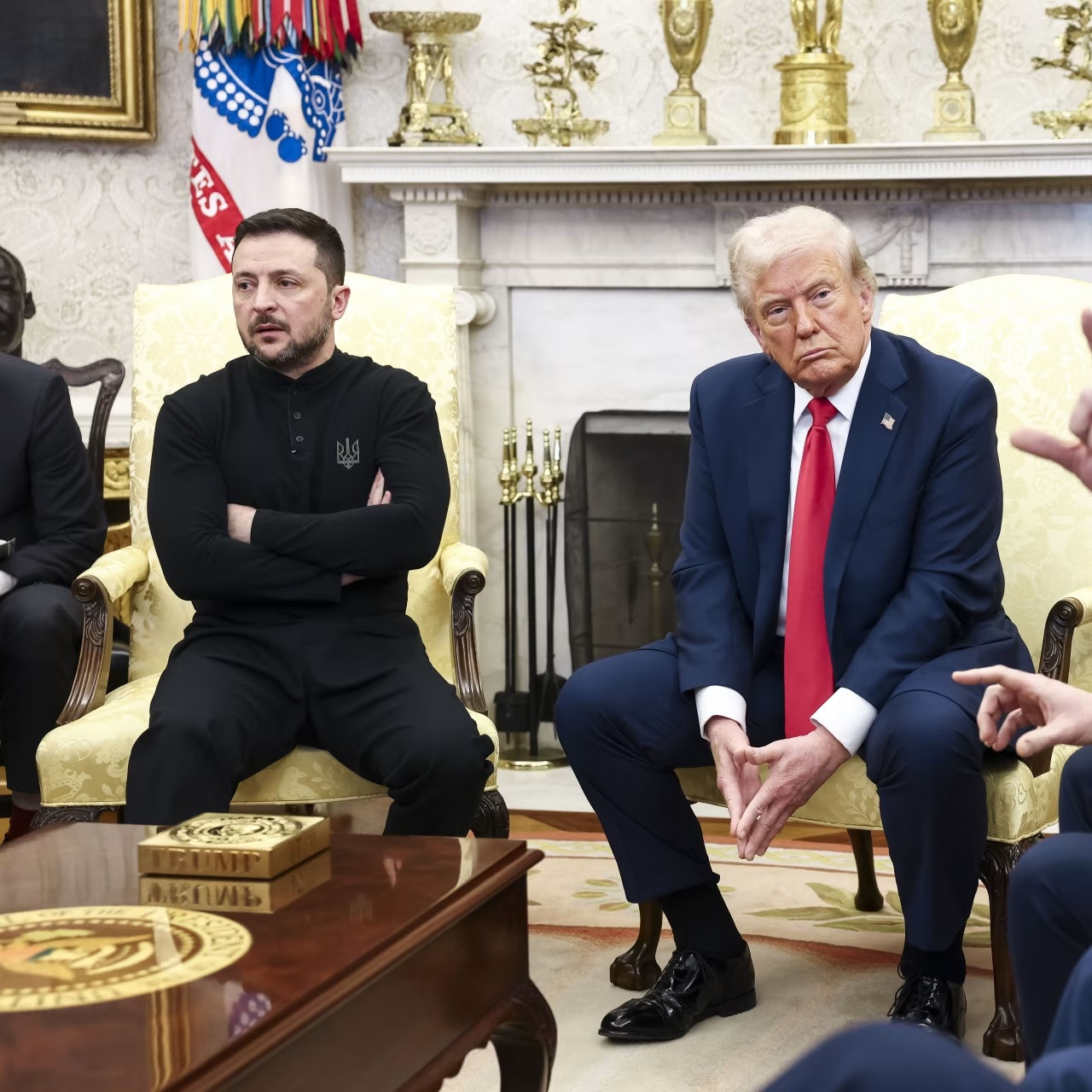 Tổng thống Ukraine Volodymyr Zelensky và Tổng thống Mỹ Donald Trump tại Nhà Trắng ngày 28/2/2025. Ảnh: WSJ. Tổng thống Ukraine Volodymyr Zelensky và Tổng thống Mỹ Donald Trump tại Nhà Trắng ngày 28/2/2025. Ảnh: WSJ.