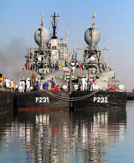 Hai chiếc tàu cao tốc lớp Kaman vừa được hiện đại hóa của Iran 