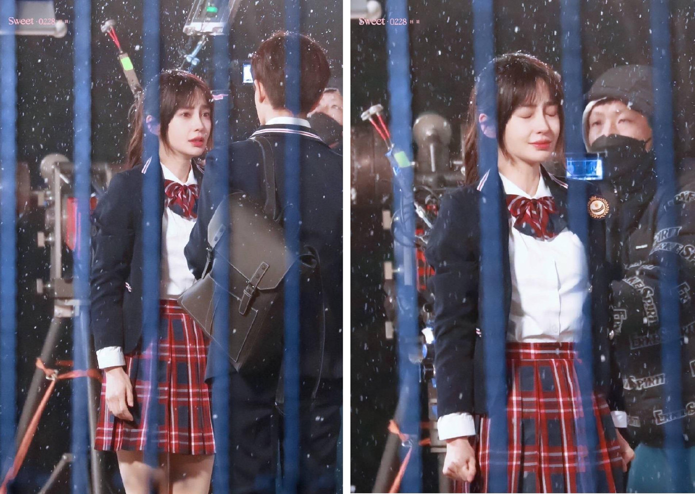 Tạo hình nữ sinh cấp ba của AngelaBaby trong "Mộ sắc tâm ước". Tạo hình nữ sinh cấp ba của AngelaBaby trong "Mộ sắc tâm ước".