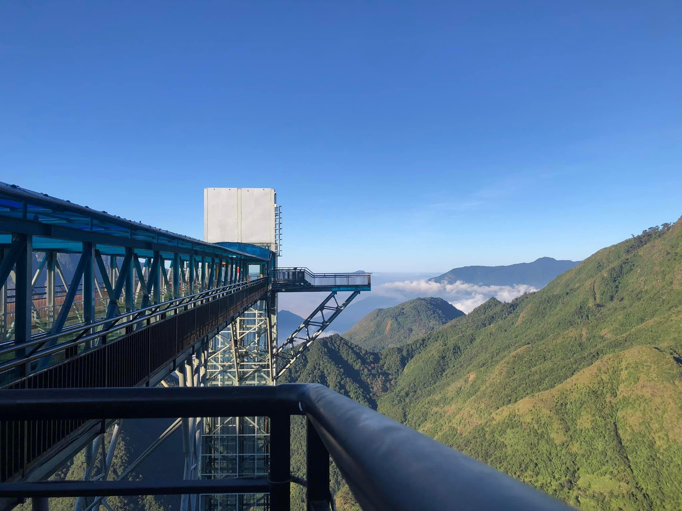 Hình ảnh cây cầu kính (Ảnh: Khu du lịch)