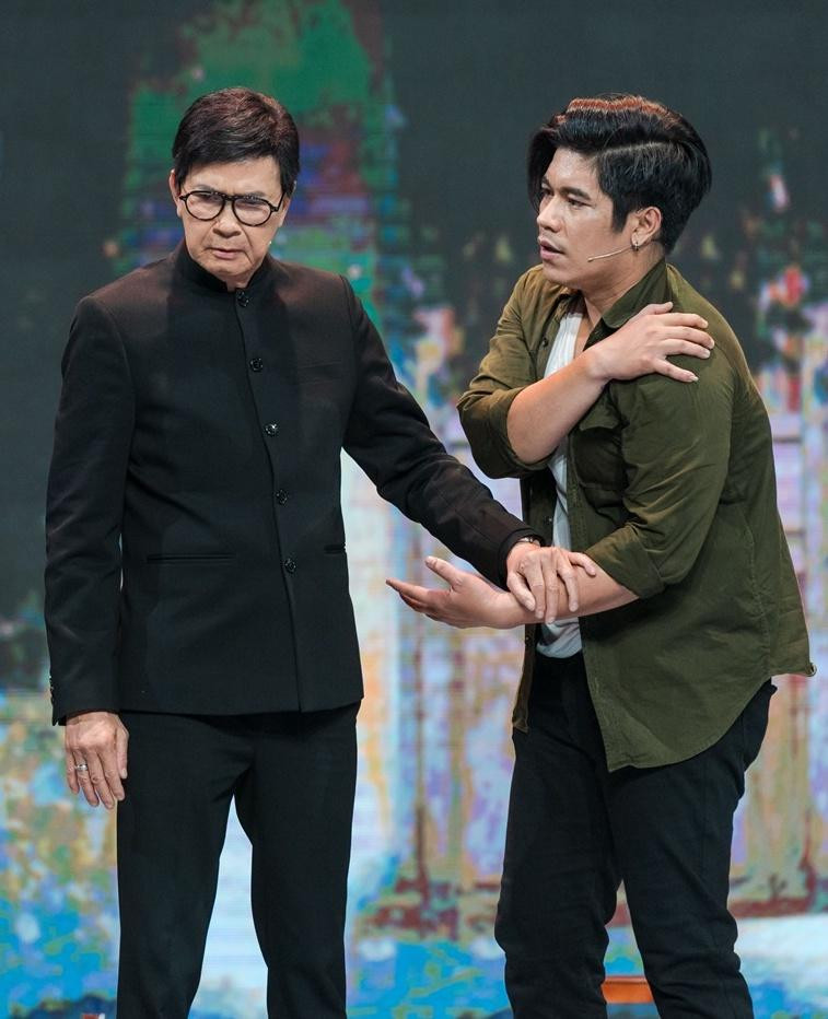 NSƯT Thanh Điền và NS Bùi Công Danh trong "Quy ẩn giang hồ