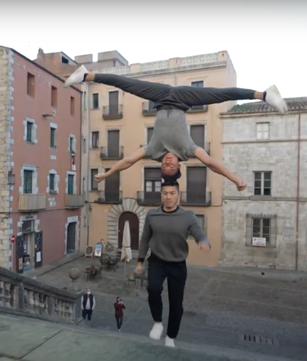 Quốc Cơ- Quốc Nghiệp trong buổi luyện tập đầu tiên