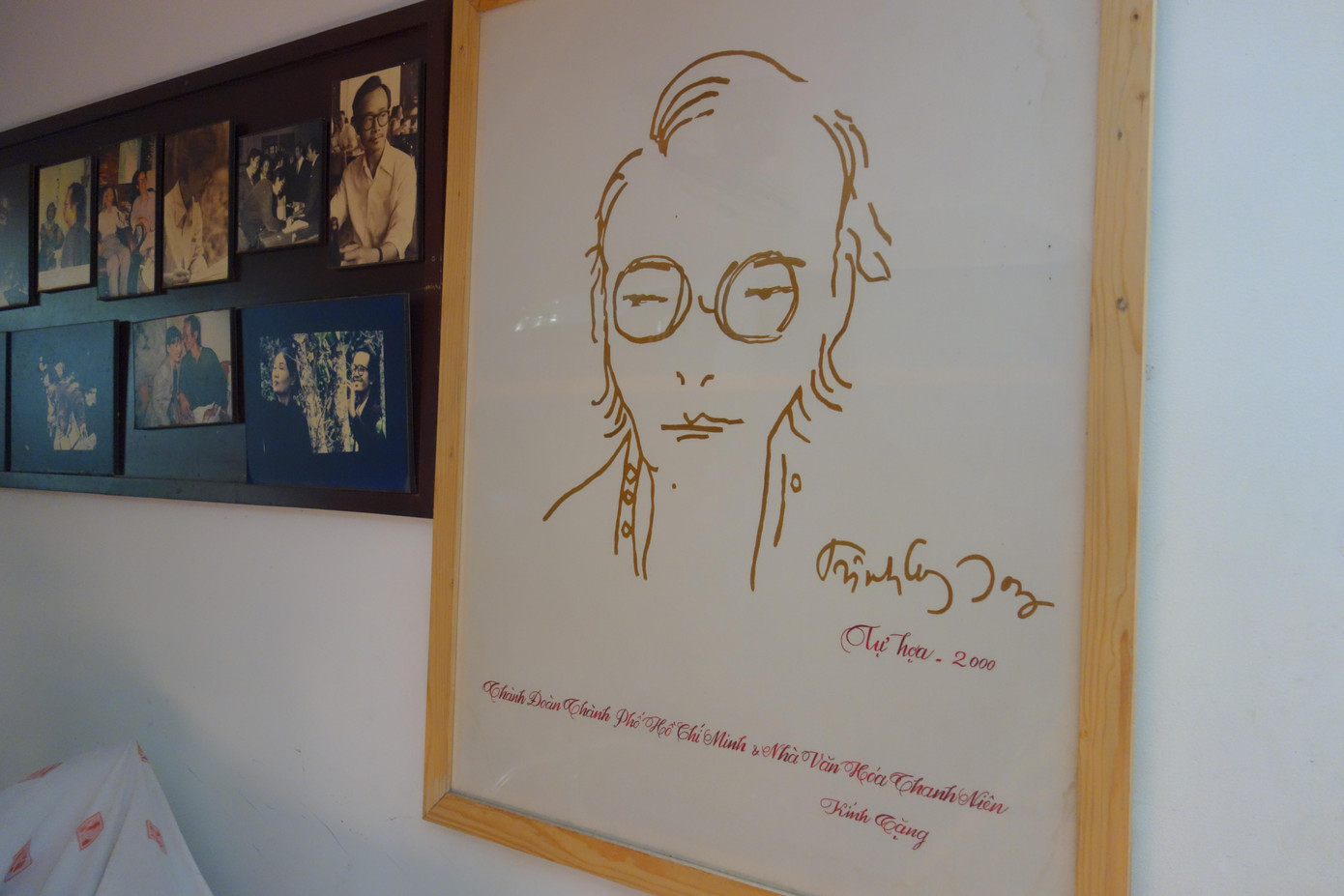 Tấm tranh tự hoạ của Trịnh