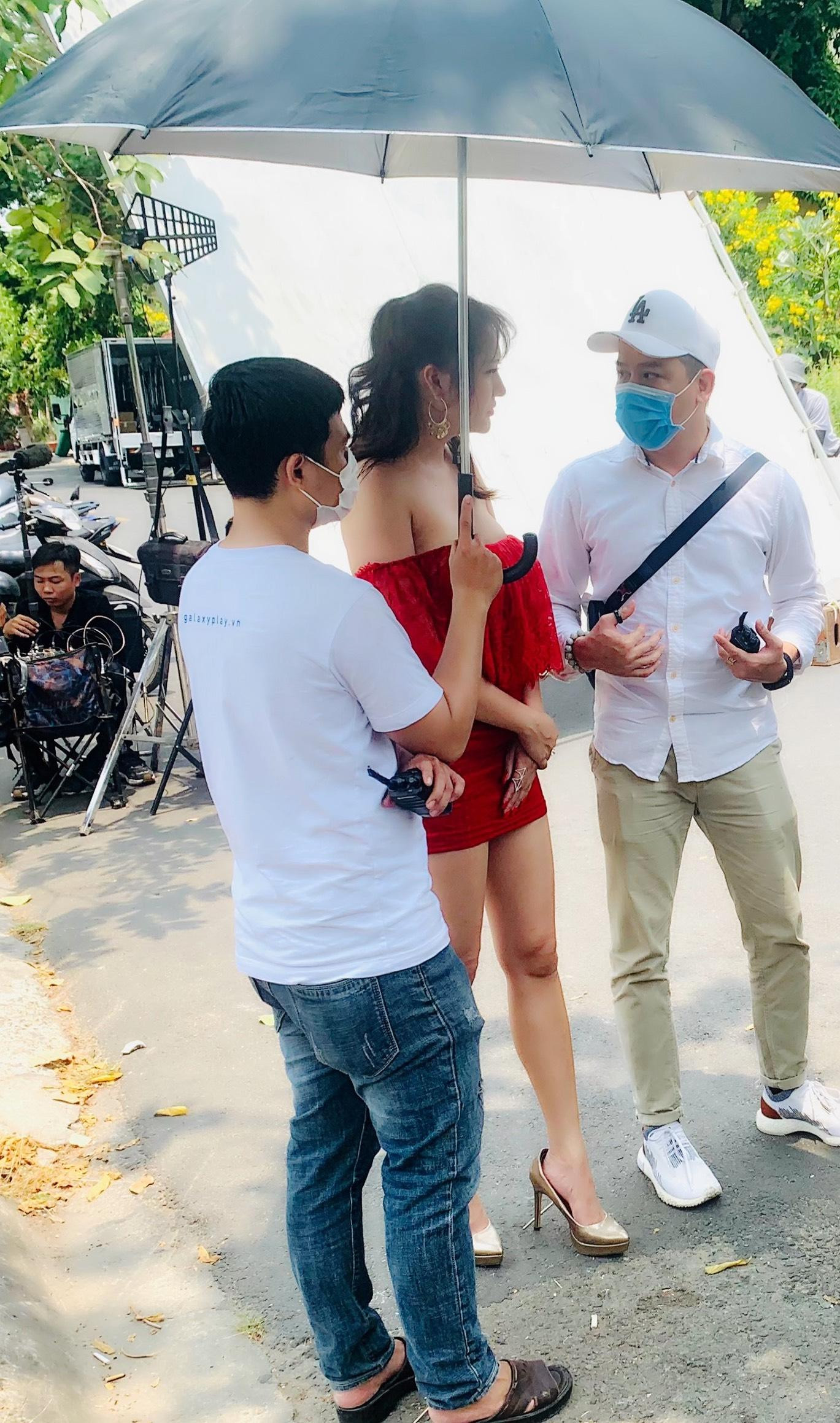 Phi Thanh Vân tại phim trường