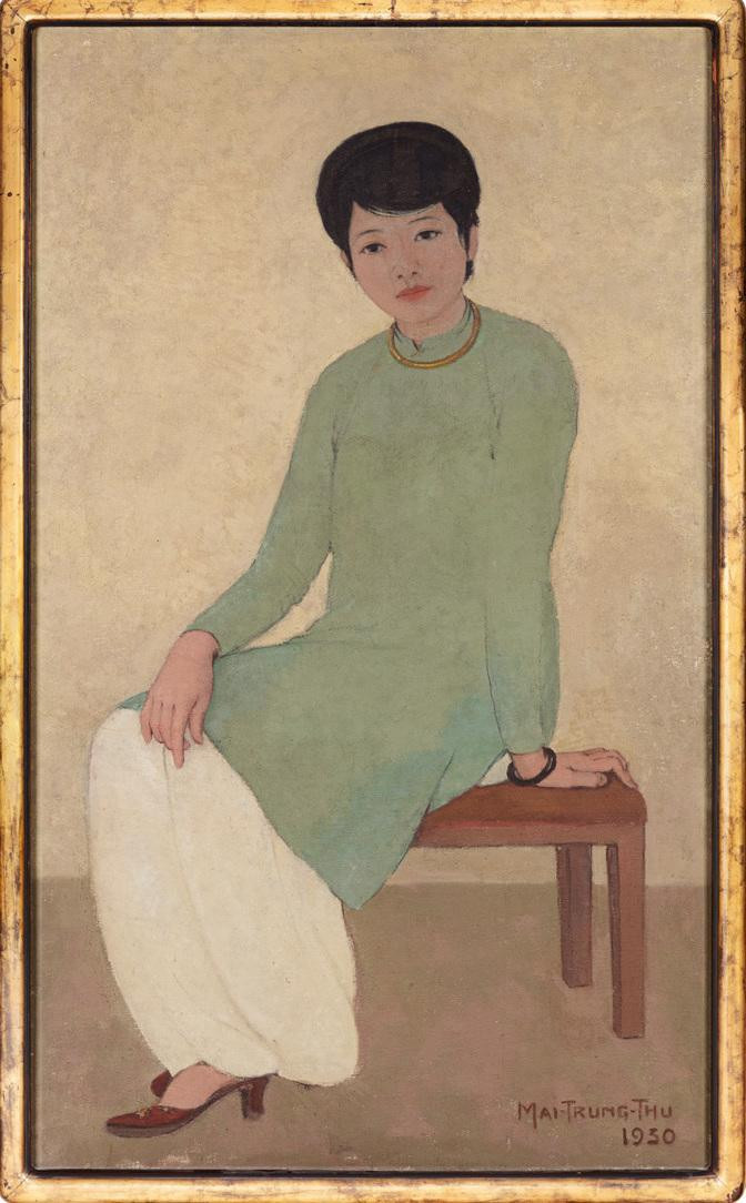 Bức "Chân dung cô Phương" hiện đang giữ kỷ lục với mức giá 3,1 triệu USD (Ảnh TL) Bức "Chân dung cô Phương" hiện đang giữ kỷ lục với mức giá 3,1 triệu USD (Ảnh TL)