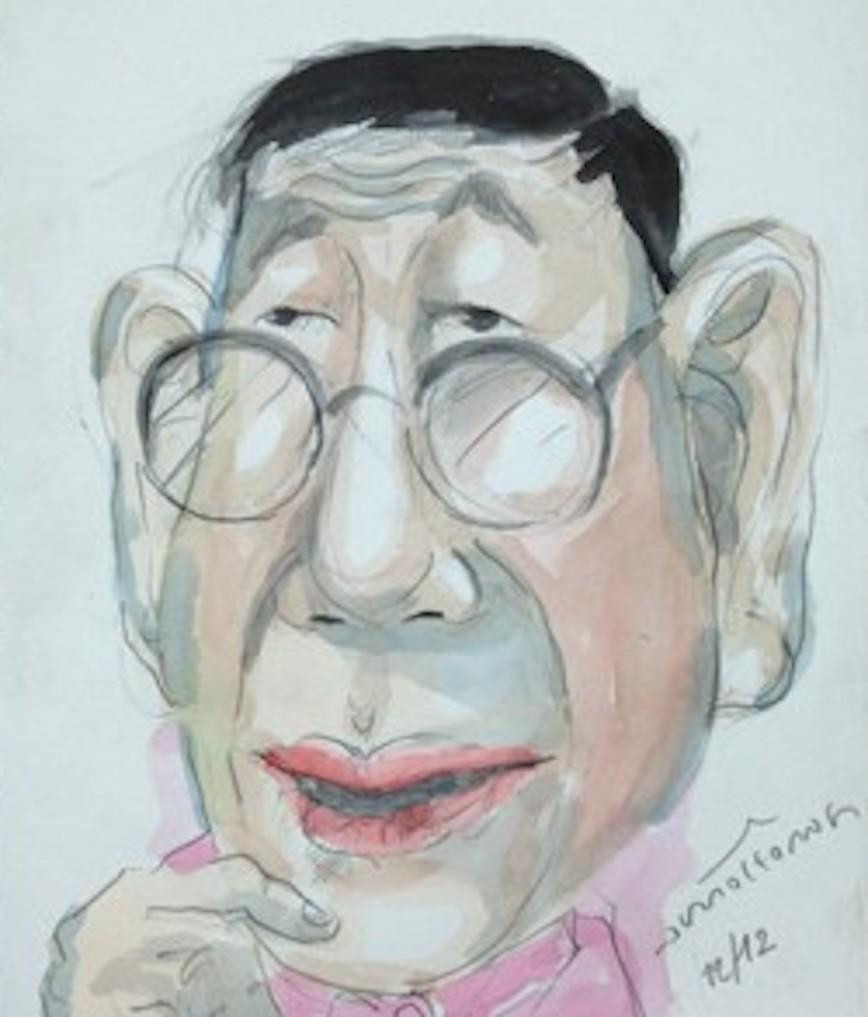 Chân dung nhà báo- nhà văn Lê Văn Nghĩa qua tranh vẽ trên báo Tiền Phong