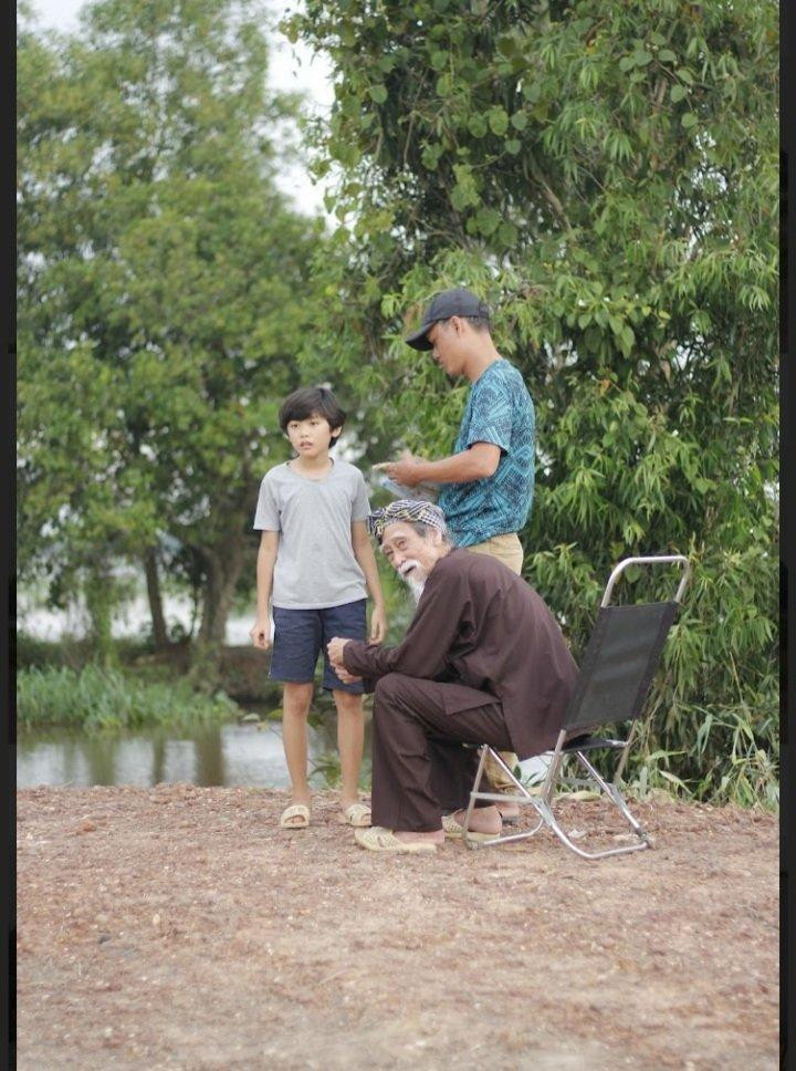 Mạnh Dung tại phim trường Mạnh Dung tại phim trường