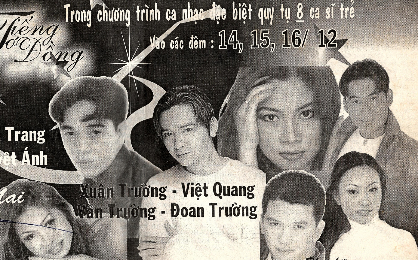 Poster Đoan Trường- Việt Quang trong một chương trình ca nhạc Poster Đoan Trường- Việt Quang trong một chương trình ca nhạc