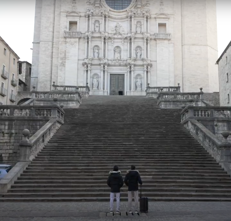 Những bậc thang nhà thờ Chính toà của TP Girona - nơi 2 anh em sẽ chinh phục kỷ lục thế giới Những bậc thang nhà thờ Chính toà của TP Girona - nơi 2 anh em sẽ chinh phục kỷ lục thế giới