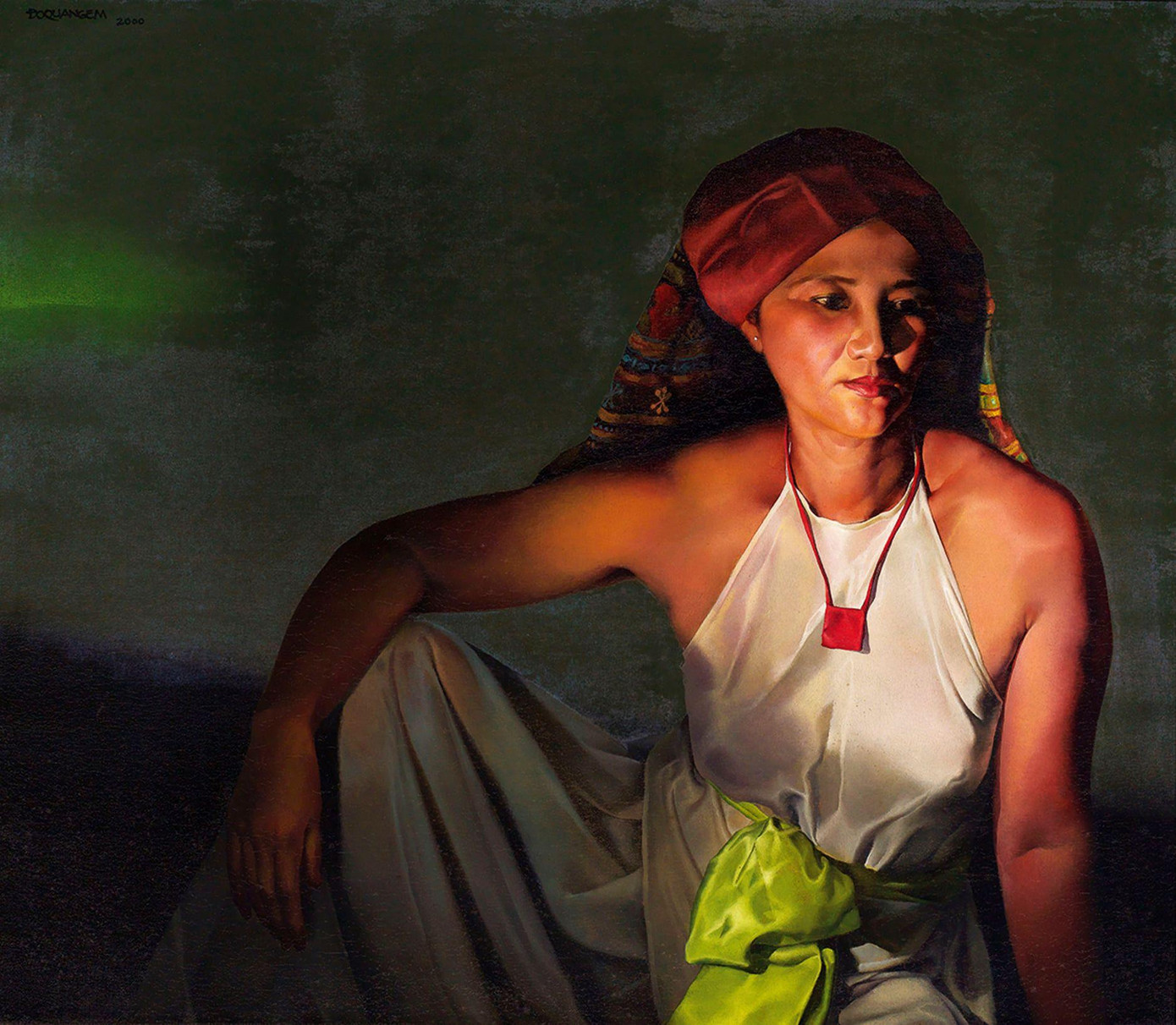 Tác phẩm "Amulet" (Bùa hộ mệnh) do Đỗ Quang Em thực hiện năm 2000