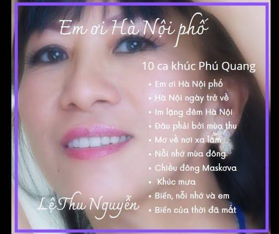 CD ca sỹ Lệ Thu gửi tặng Phú Quang CD ca sỹ Lệ Thu gửi tặng Phú Quang