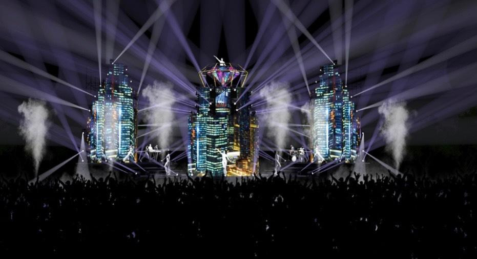 Theo thiết kế, sân khấu năm mới 2022 sẽ thực sự hoàng tráng, mới lạ và hiện đại