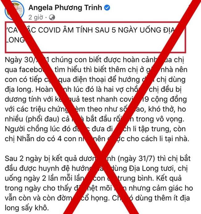 Một phần bài biết của Angiela Phương Trinh