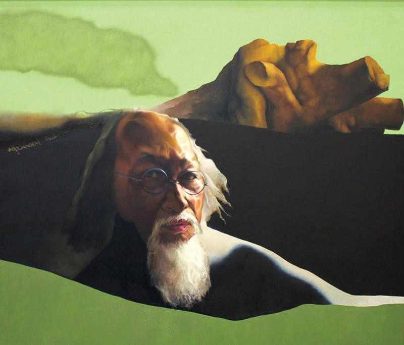 Chân dung tự hoạ của hoạ sỹ Đỗ Quang Em