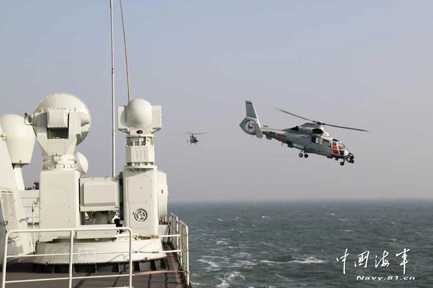 Các máy bay của Hạm đội Bắc Hải đang hoạt động trên vùng Biển Đông