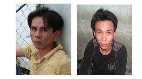 Đặng Anh Quốc và Đào Tuấn Thanh - đàn em của Quốc. Ảnh: H.K.