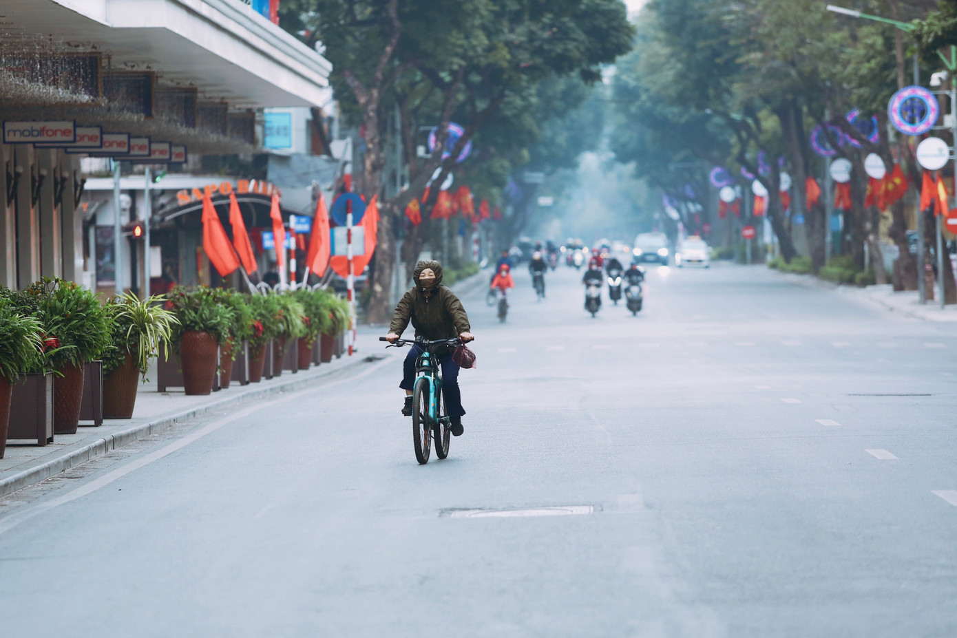 Thảnh thơi dạo trên các con phố mà không sợ bị kẹt xe, ồn ào.