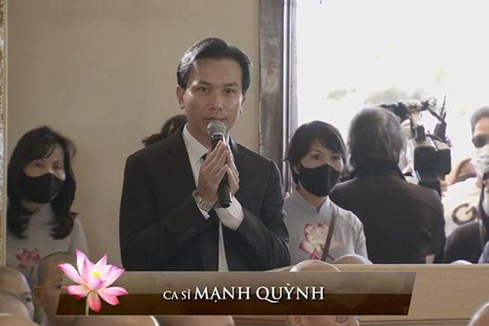 Mạnh Quỳnh bật khóc, xin lỗi con gái ruột Phi Nhung vì đã không thể che chở cho “người tình sân khấu”. Mạnh Quỳnh tiết lộ, anh nhiều lần khuyên Phi Nhung về Mỹ nhưng cô cố nán lại Việt Nam để tiếp tục hoạt động thiện nguyện.