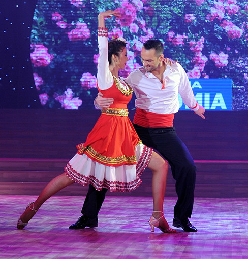 Ngọc Quyên – Daniel với điệu Cha Cha Cha. Tổng điểm: 33.