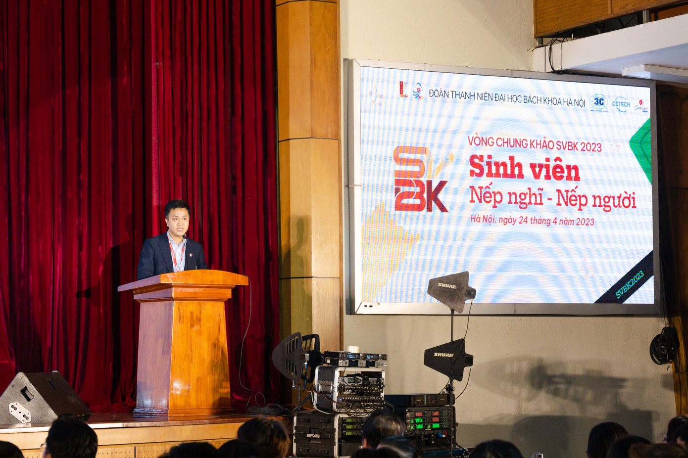 TS. Trương Công Tuấn – Bí thư Đoàn thanh niên ĐHBK Hà Nội, Trưởng Ban tổ chức SVBK 2023.