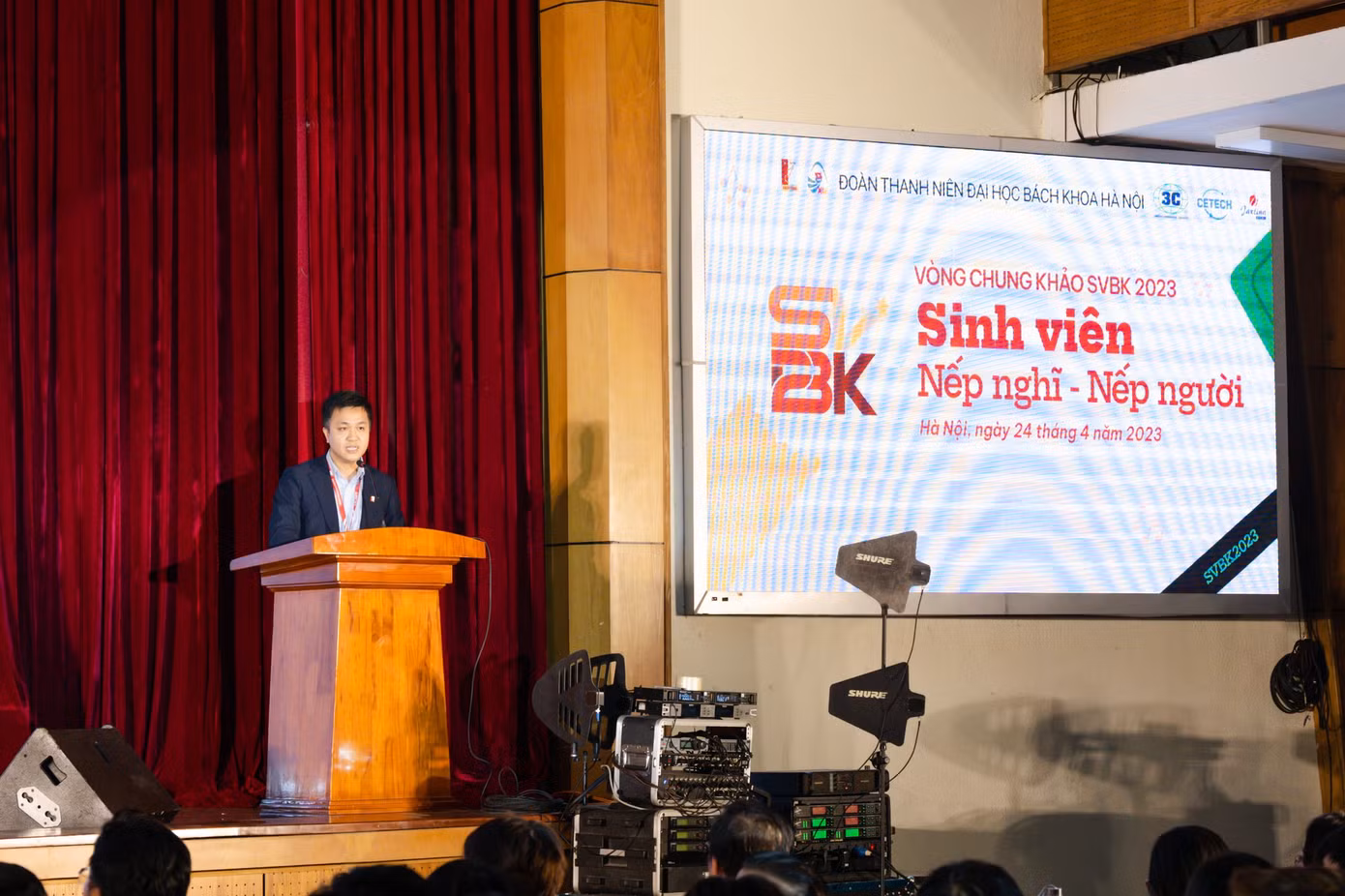 TS. Trương Công Tuấn – Bí thư Đoàn thanh niên ĐHBK Hà Nội, Trưởng Ban tổ chức SVBK 2023.