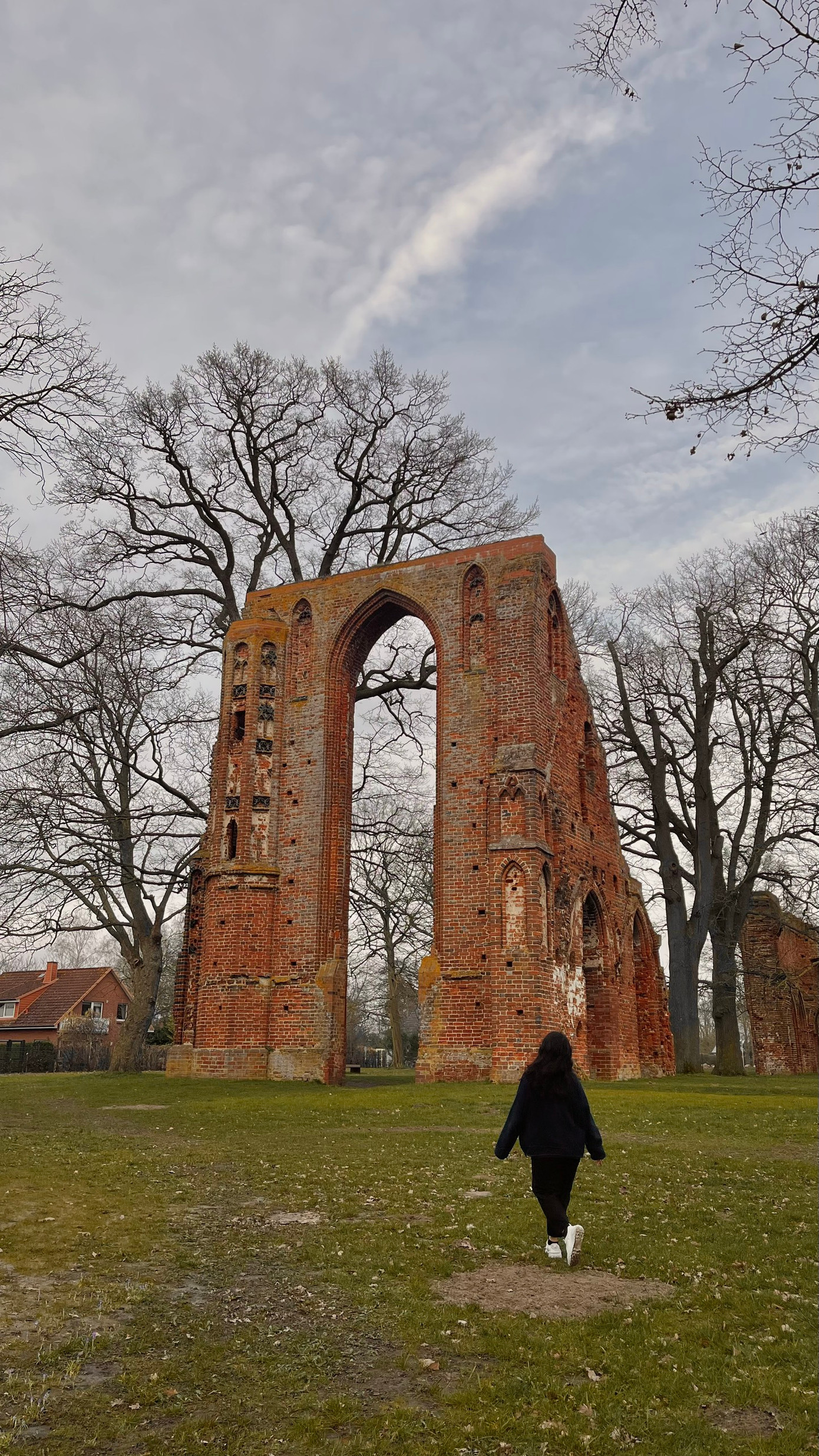 Di tích cổ Klosterruine Eldena tại Greifswald.