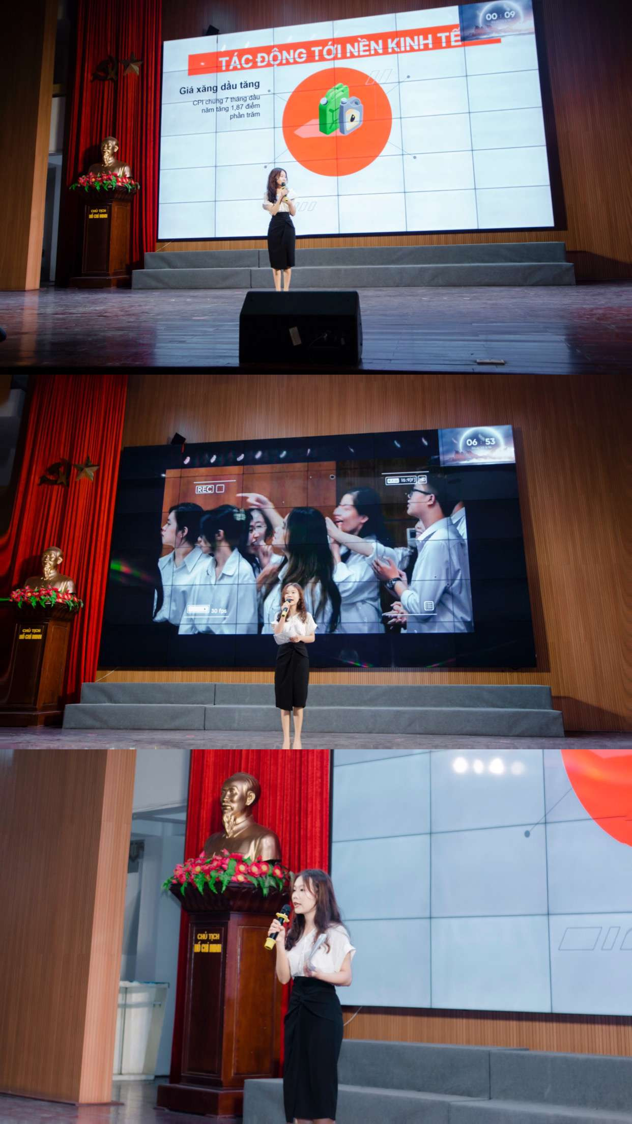 Thùy Dương hùng biện kinh tế. Thùy Dương hùng biện kinh tế.