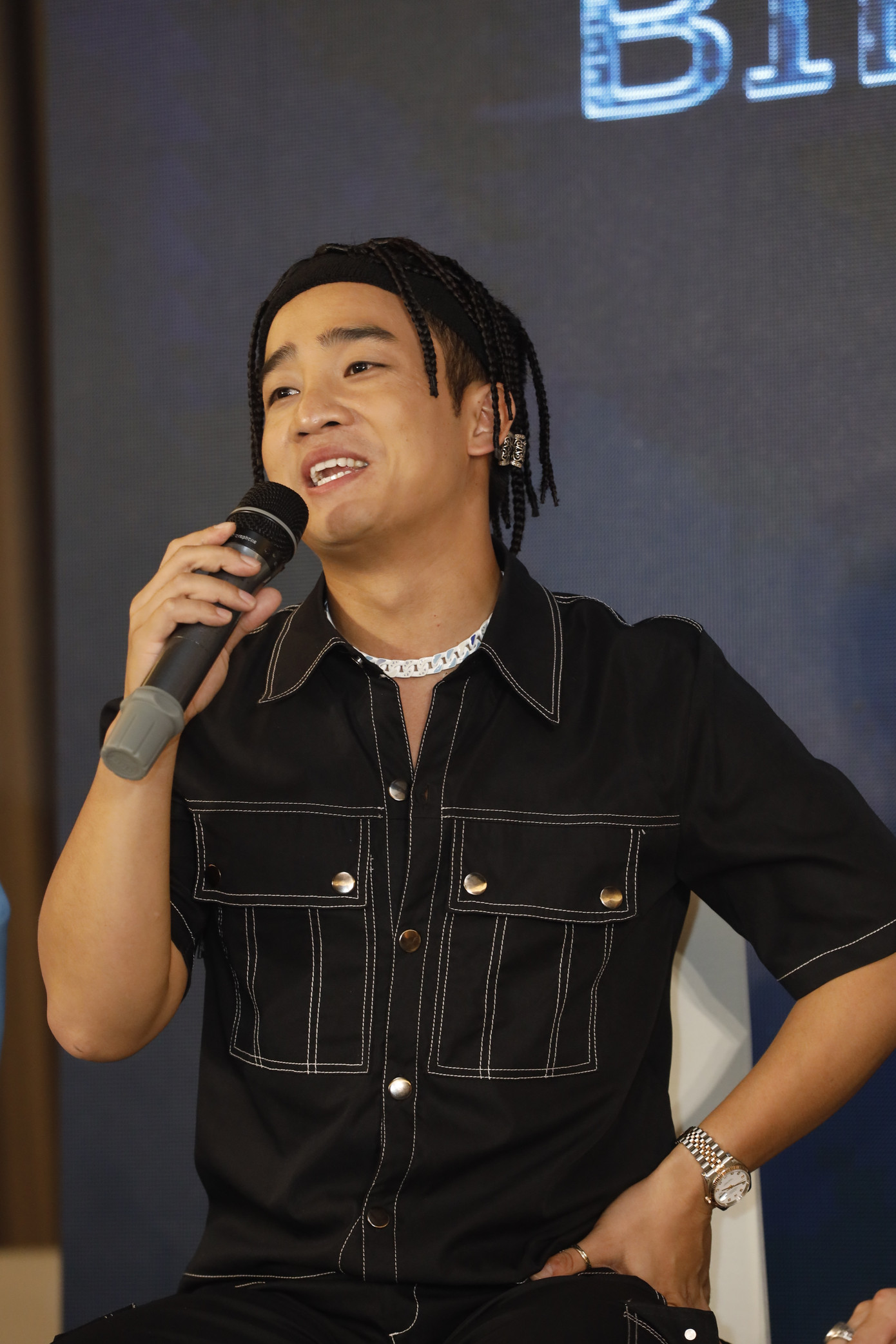 Diễn viên Đỗ Duy Nam trong buổi họp báo