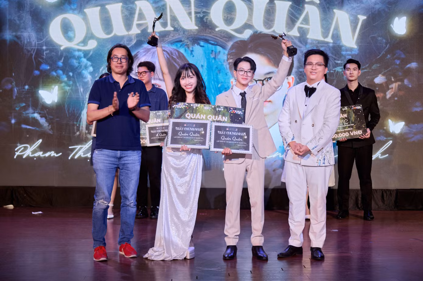 Ngọc Anh - Bích Ngọc đã xuất sắc giành được danh hiệu Quán quân HI MC 2024.