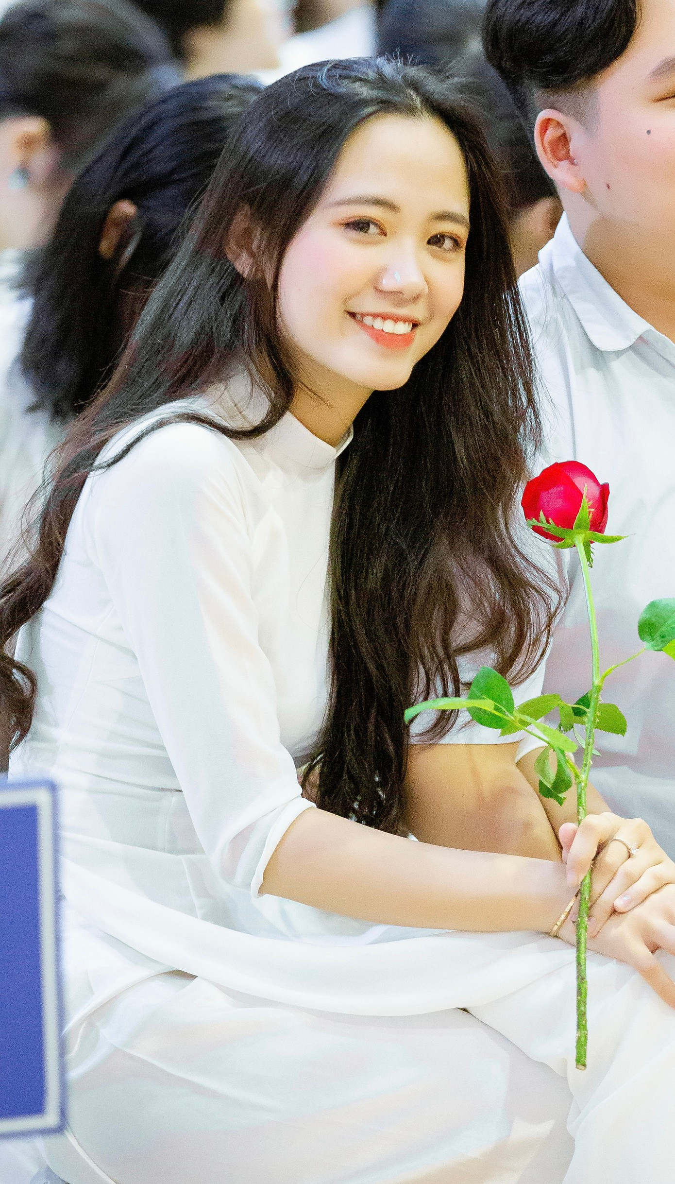 Nguyễn Tạ Thảo Linh - sinh viên trường Đại học Sư phạm Hà Nội sở hữu nét đẹp thanh tú.