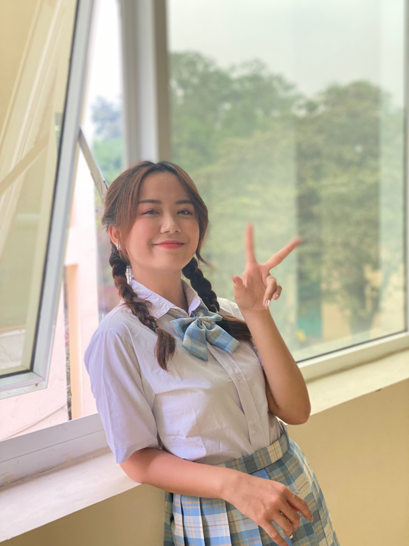 Thảo Linh có 12 năm là học sinh giỏi liên tiếp.