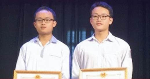 Trần Minh Hoàng (trái) và anh trai Trần Minh An. (Ảnh: NVCC)