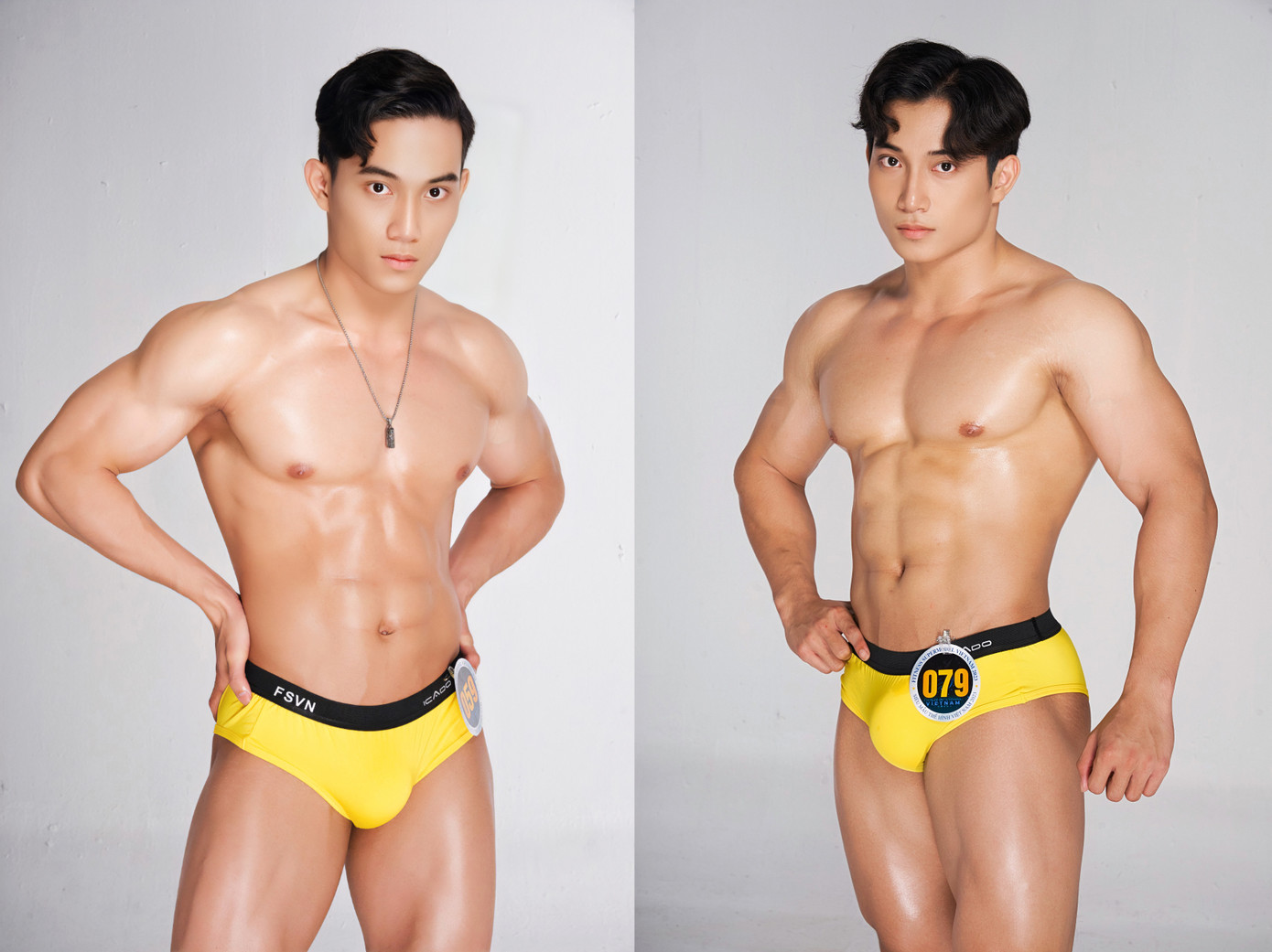 Võ Thái Sơn ( bên trái ) Võ Thái Sang ( bên phải ).