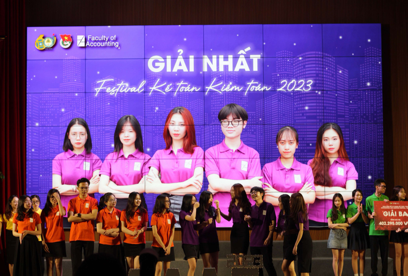 Giải nhất festival kế toán kiểm toán. Giải nhất festival kế toán kiểm toán.