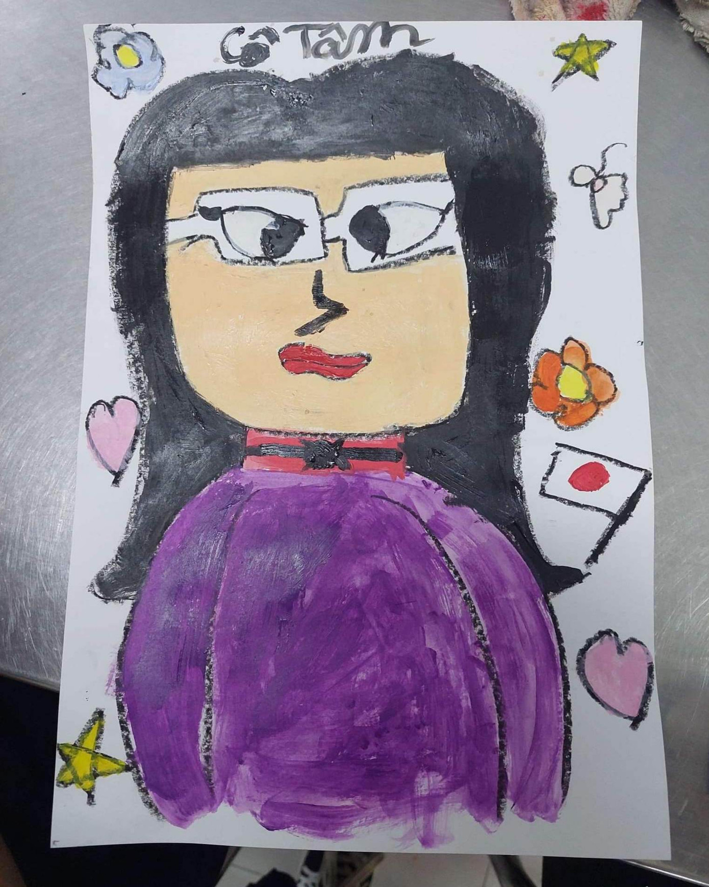 Món quà đặc biệt mà học sinh gửi tặng cô giáo Tâm. Món quà đặc biệt mà học sinh gửi tặng cô giáo Tâm.