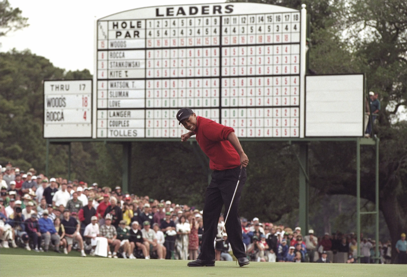 Tiger Woods giành major đầu tiên tại The Masters 1997