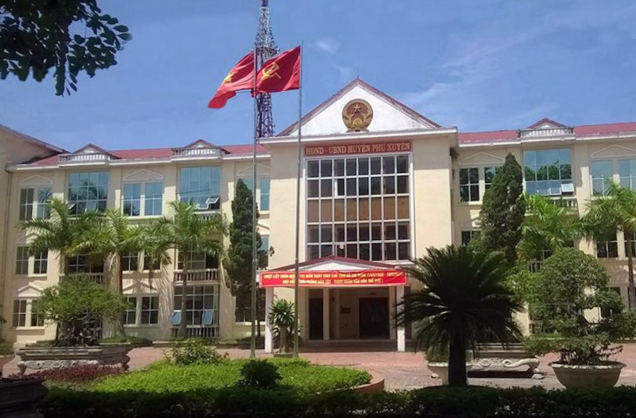 Trụ sở UBND huyện Phú Xuyên. Ảnh: Huyện Phú Xuyên.